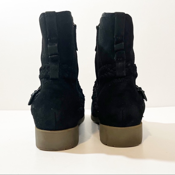Teva Women's De La Vina Low Suede Boot Black Size 6.5 - Picture 6 of 12